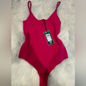 Guess SL Rhinestone Bling NEVIA Bodysuit SZ: M